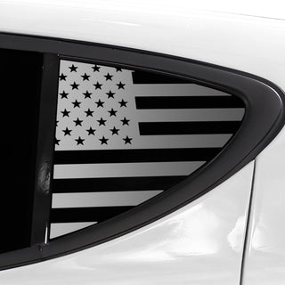 Quarter Window American Flag Vinyl Decal Stickers Fits Dodge Hornet 2023-2025