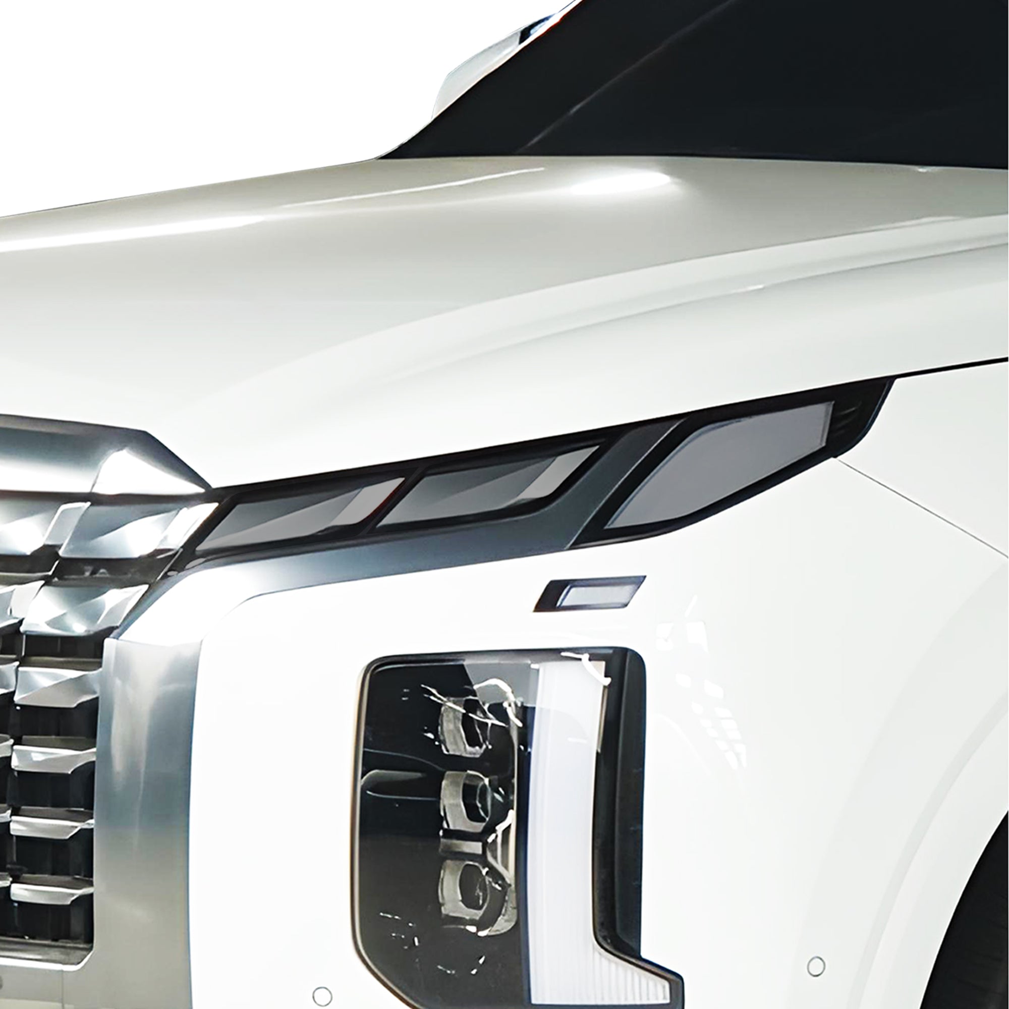 Full Headlight Taillight Precut Smoked PPF Tint Kit Film Overlay Fits Hyundai Palisade 2020 - 2025 - Bogar Tech Designs