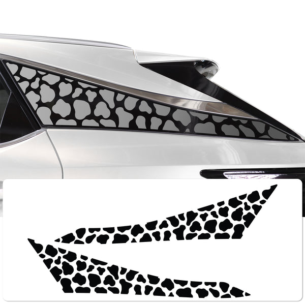 Animal Leopard Cheetah Cow Window Vinyl Decal Stickers Fits Lexus RX 2023-2024