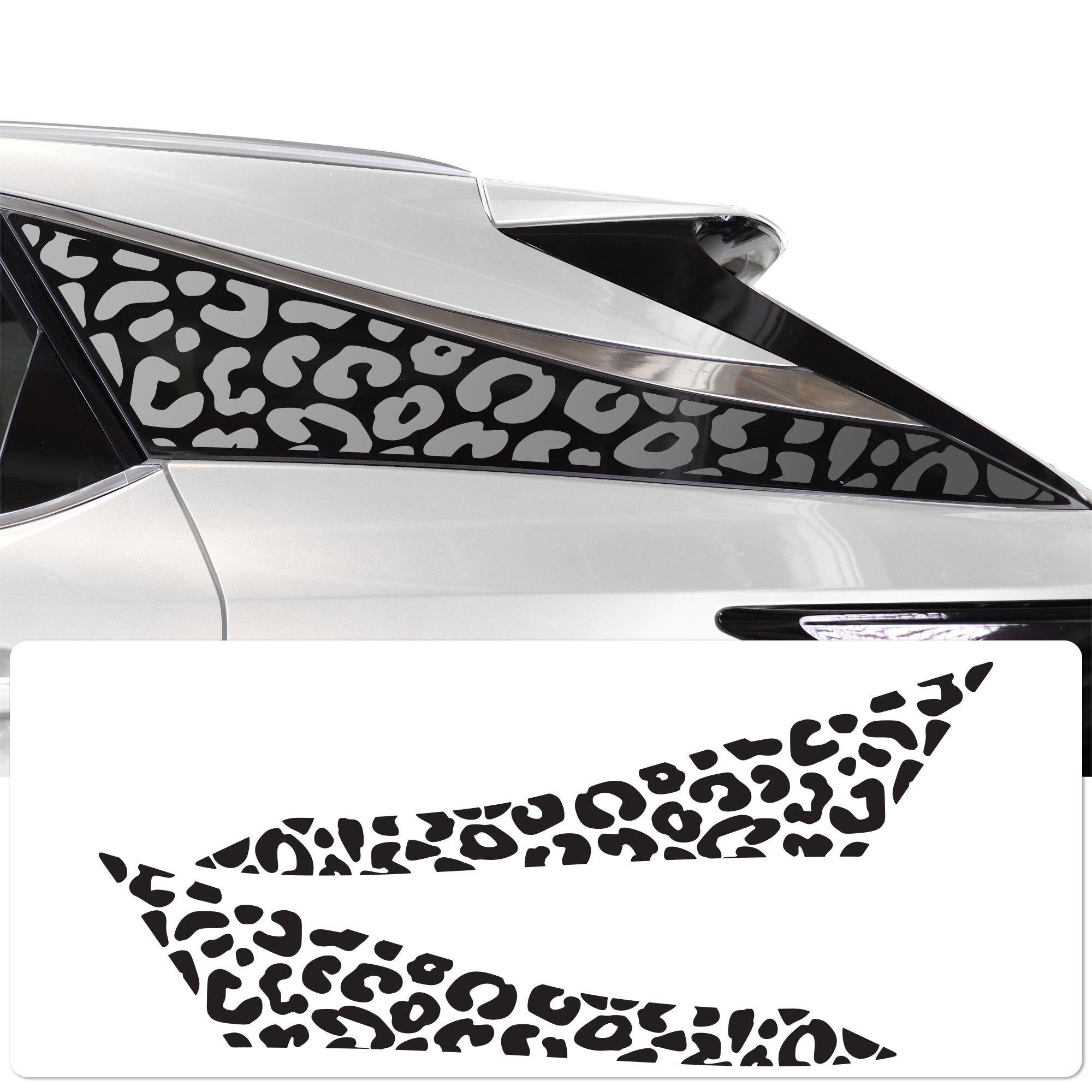 Animal Leopard Cheetah Cow Window Vinyl Decal Stickers Fits Lexus RX 2 ...