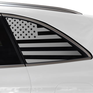 Quarter Window American Flag Vinyl Decal Stickers Fits Mercedes-Benz GLC 2016-2024