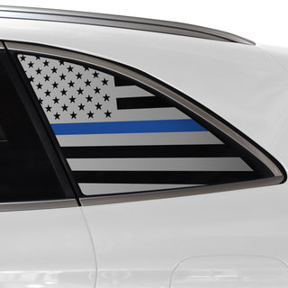 Buy thin-blue-line Quarter Window American Flag Vinyl Decal Stickers Fits Mercedes-Benz GLC 2016-2024