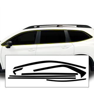 Vinyl Chrome Delete Grille Rear Bumper Wheel Blackout Decal Stickers Overlay Film Fits Subaru Ascent 2023-2024