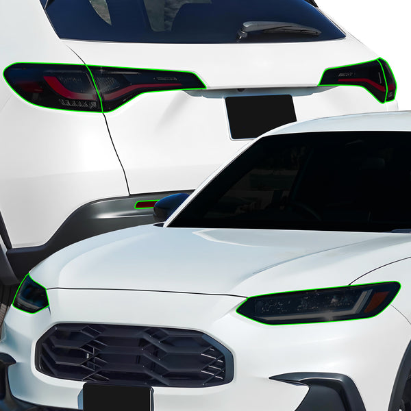 Honda HR-V 2023–2027 Dark Smoke Headlight & Taillight Tint Kit – Precut Vinyl Lens Overlays