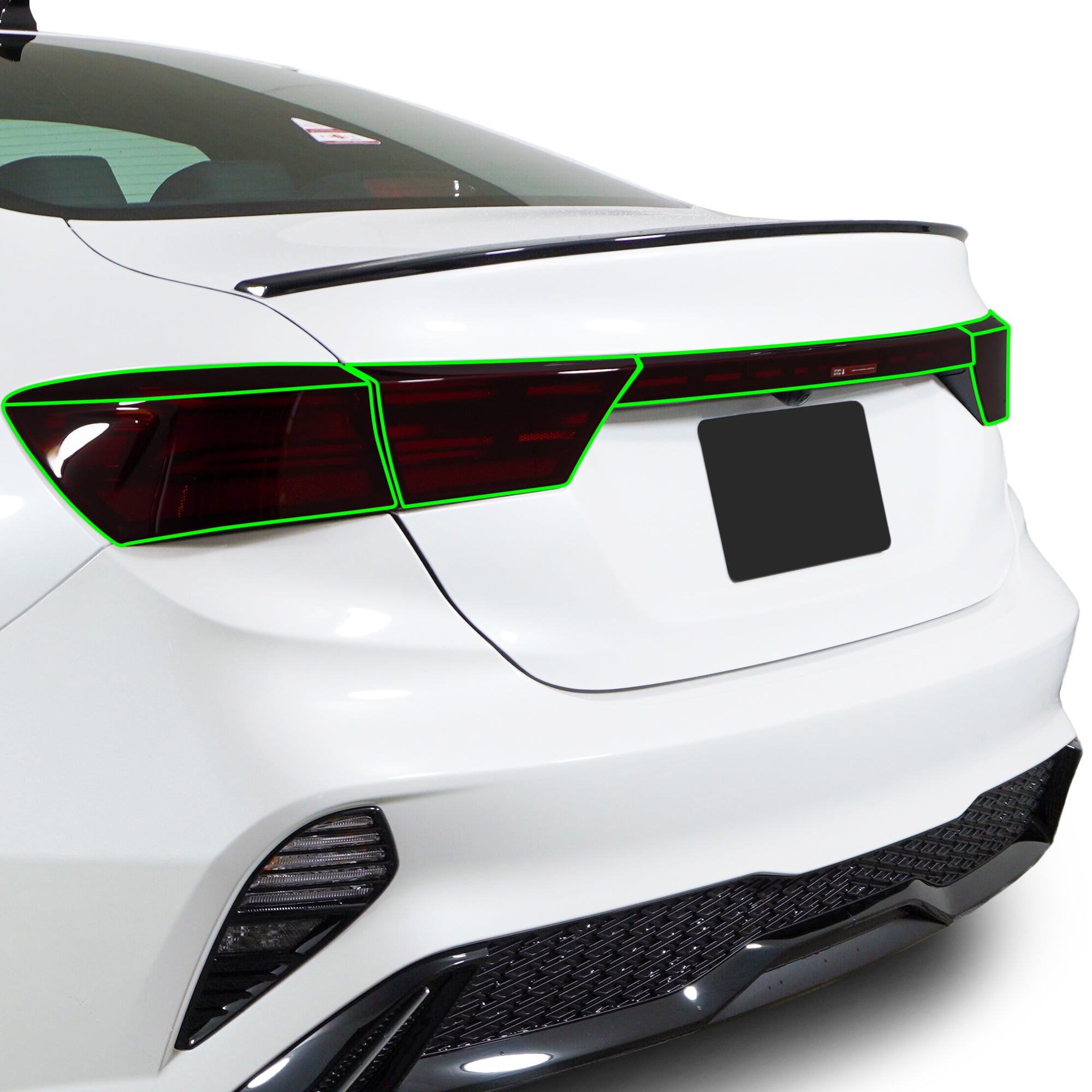 Full Headlight Taillight Precut Smoked PPF Tint Kit Film Overlay Fits Kia Forte 2019 - 2024 - Bogar Tech Designs
