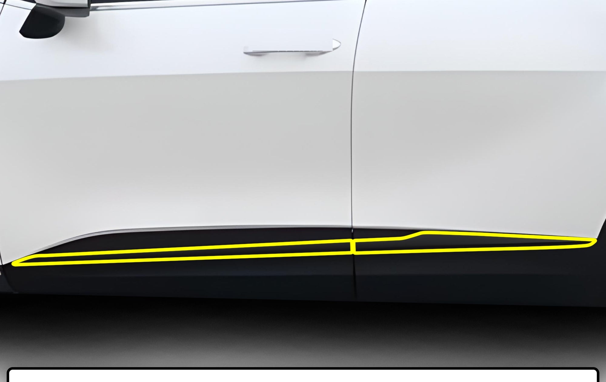 Vinyl Chrome Delete Wheel Sides Front Trim Blackout Decal Stickers Overlay Film Fits Kia Sportage 2023 - 2025 - Bogar Tech Designs