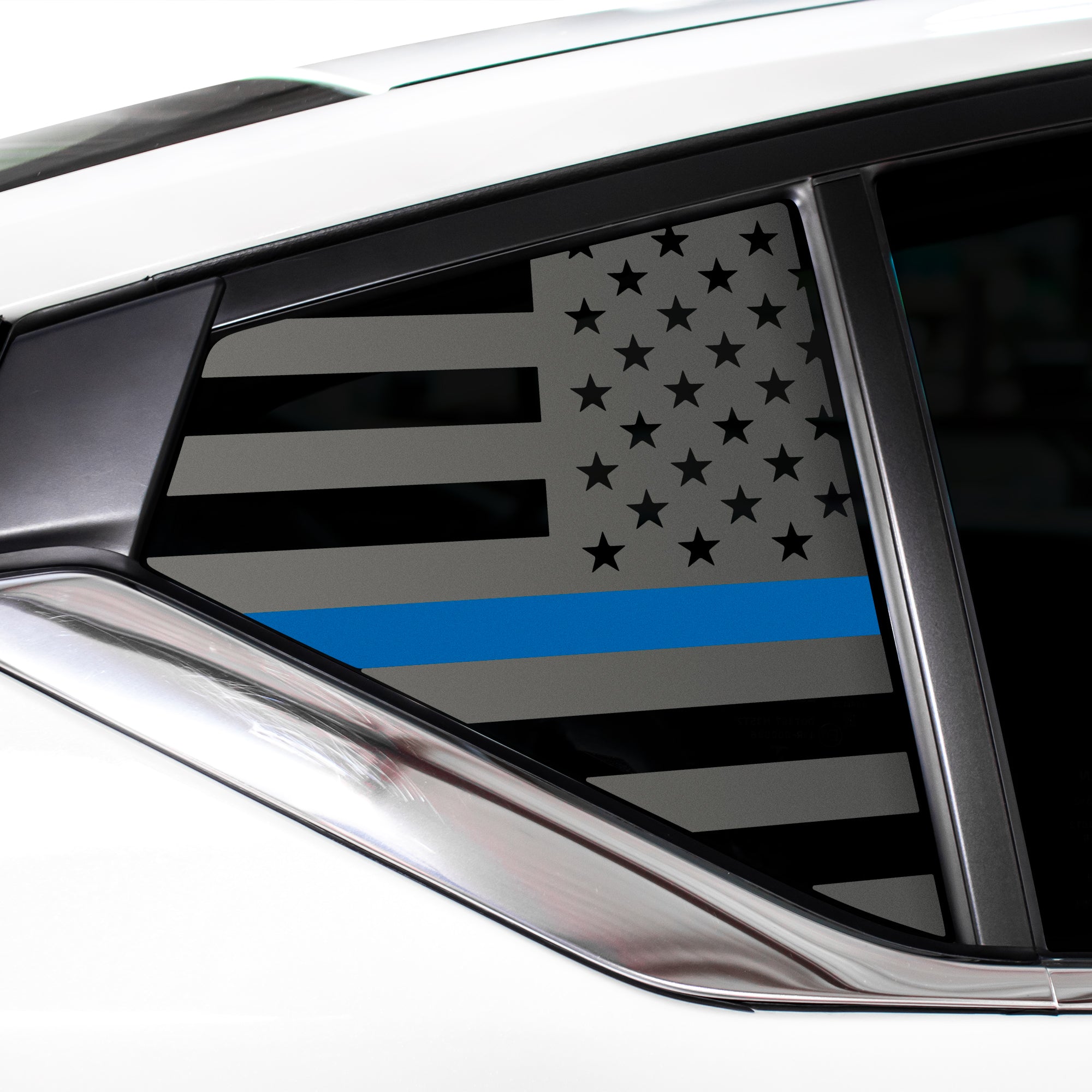 Quarter Window American Flag Vinyl Decal Stickers Fits Nissan Altima 2019 - 2025 - Bogar Tech Designs