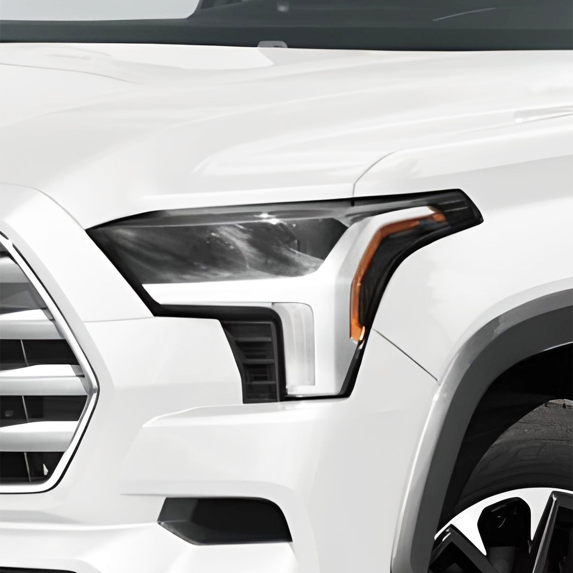 Full Headlight Taillight Precut Smoked PPF Tint Kit Film Overlay Fits Toyota Sequoia 2023 - 2025 - Bogar Tech Designs
