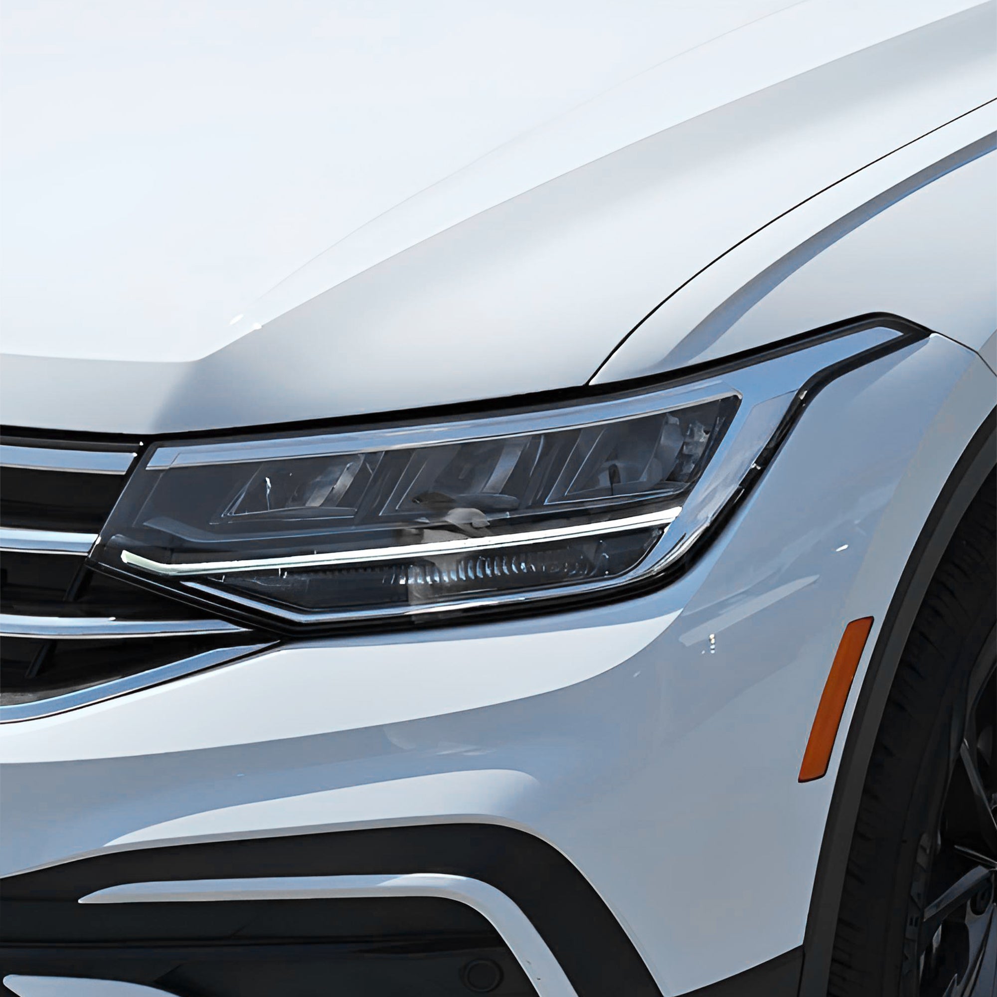 Full Headlight Taillight Precut Smoked PPF Tint Kit Film Overlay Fits Volkswagen Tiguan 2018 - 2024 - Bogar Tech Designs