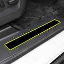 Fits GMC Hummer EV 2022+ Precut Door Sill Premium Paint Protection Film PPF Decal Film Kit, Gloss Black Carbon Fiber