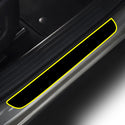 Fits Mazda CX-50 2023+ Precut Door Sill Premium Paint Protection Film PPF Decal Film Kit Cover, Gloss Black Carbon Fiber