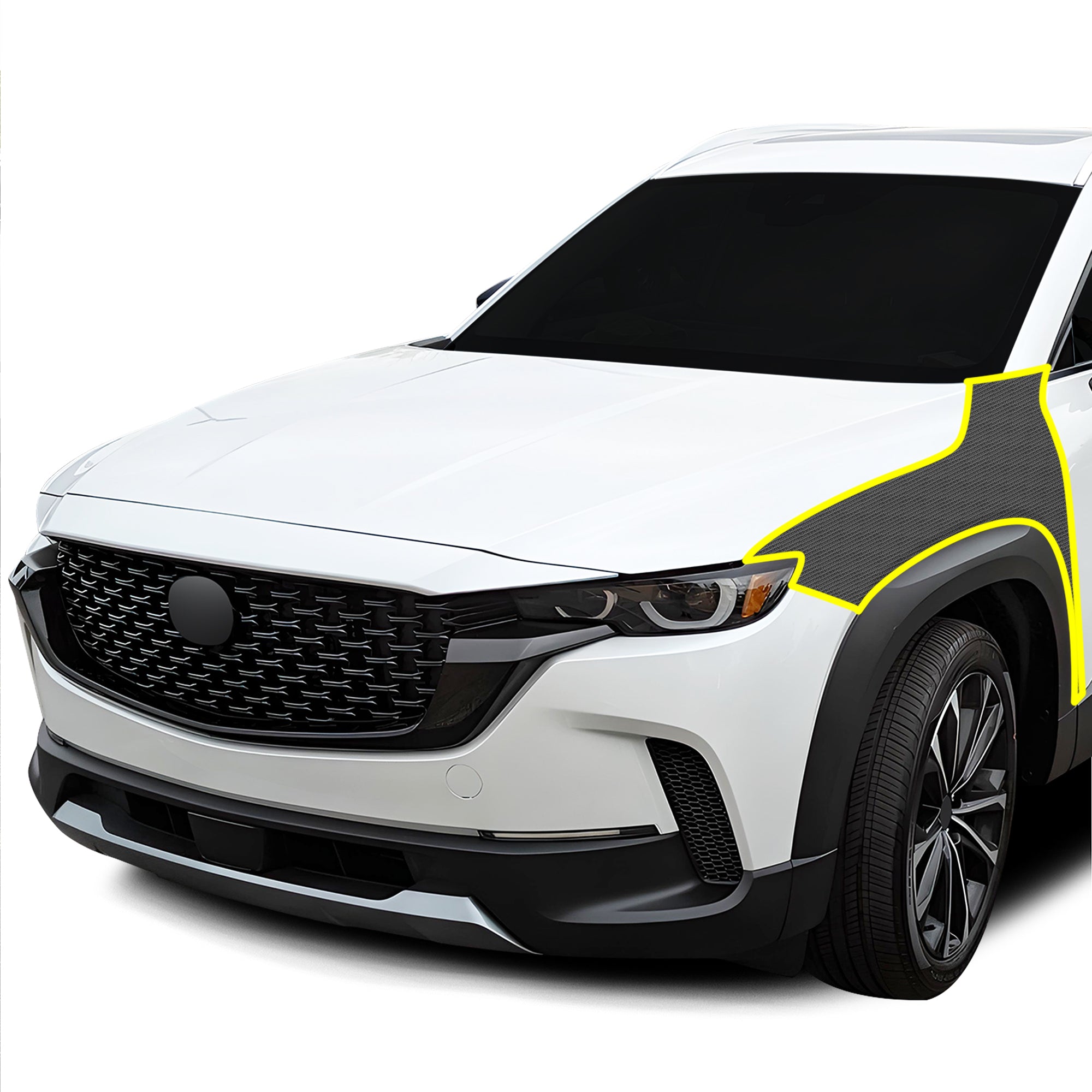 Fits Mazda CX-50 2023+ Precut Premium Gloss Black Carbon Fiber