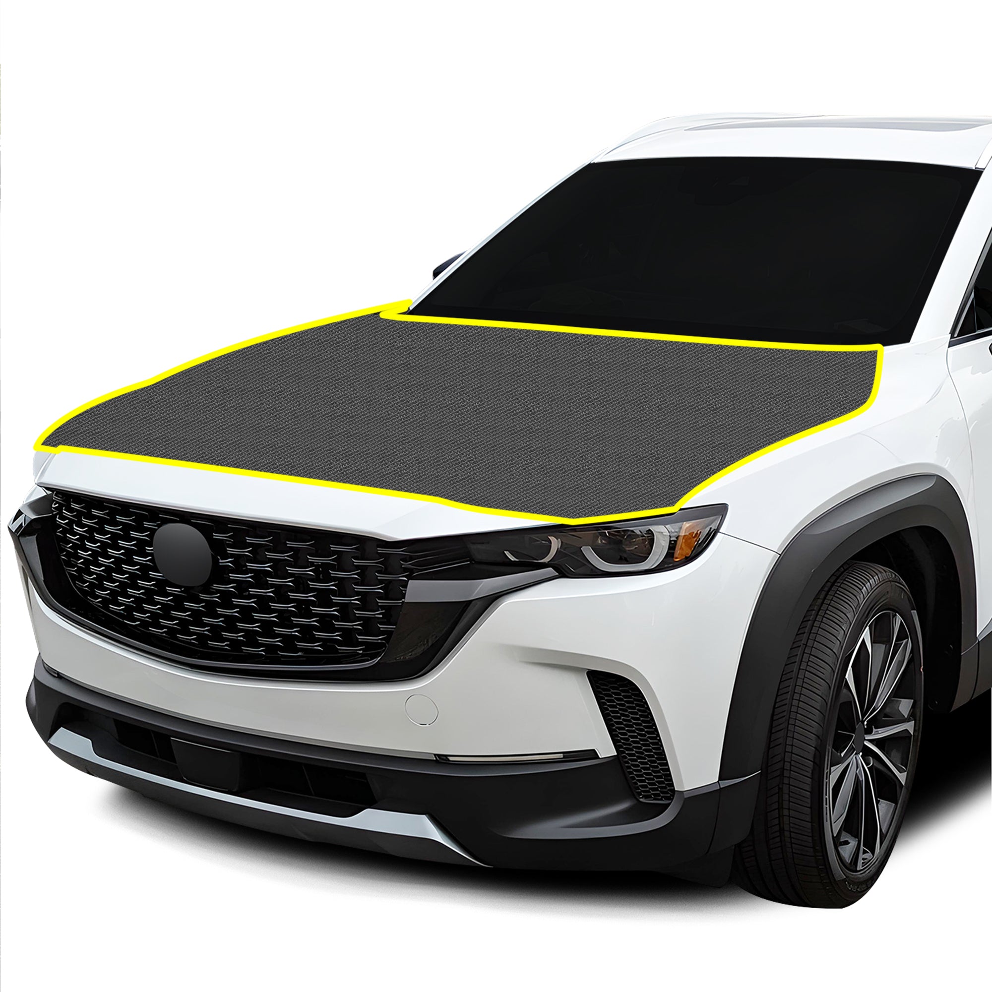 Fits Mazda CX-50 2023+ Precut Premium Gloss Black Carbon Fiber