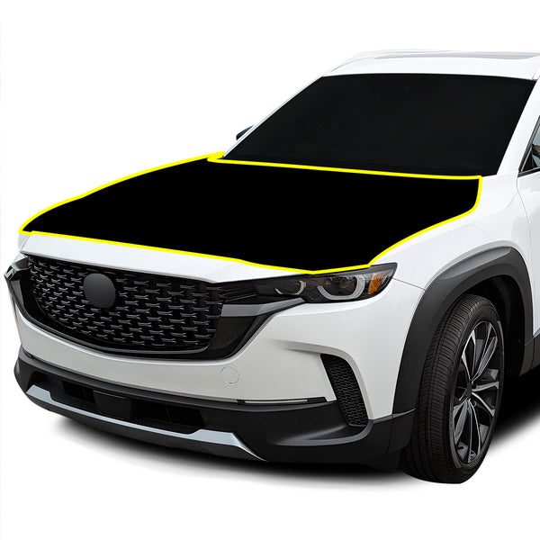 Fits Mazda CX-50 2023+ Precut Premium Gloss Black Carbon Fiber Hood Paint Protection Film PPF Decal Film Kit Cover