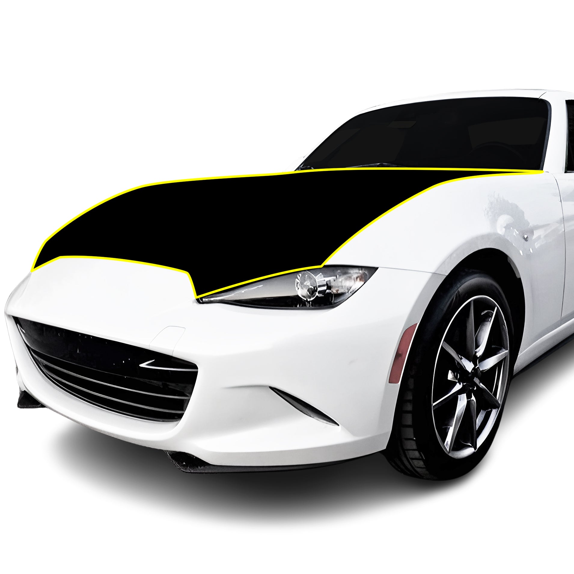 Fits Mazda MX-5 Miata 2016-2024 Precut Premium Gloss Black Carbon