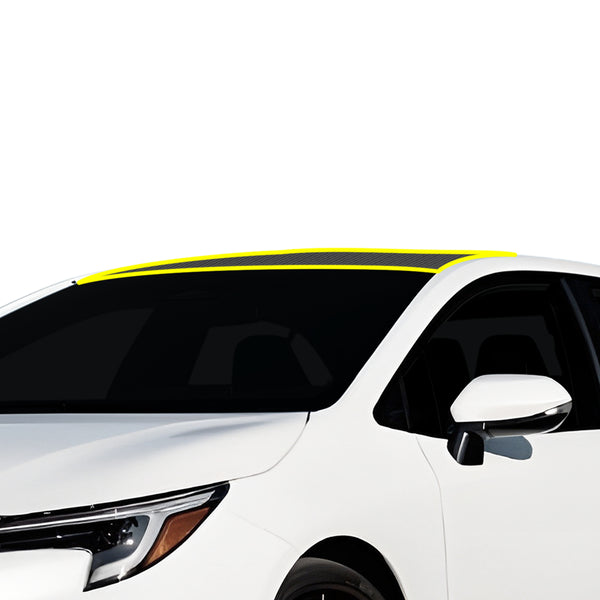 Fits Toyota Corolla 2020+ Precut Premium Gloss Black Carbon Fiber Roof Paint Protection Film PPF Decal Film Kit Coverage