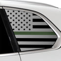 Quarter Window American Flag Vinyl Decal Stickers Fits BMW X5 2023+