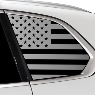 Quarter Window American Flag Vinyl Decal Stickers Fits BMW X5 2023+