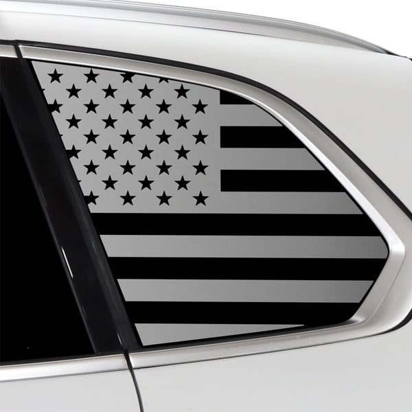 Quarter Window American Flag Vinyl Decal Stickers Fits BMW X5 2023+