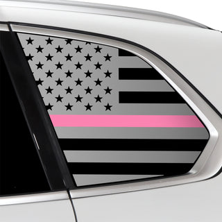 Buy thin-pink-line Quarter Window American Flag Vinyl Decal Stickers Fits BMW X5 2023+