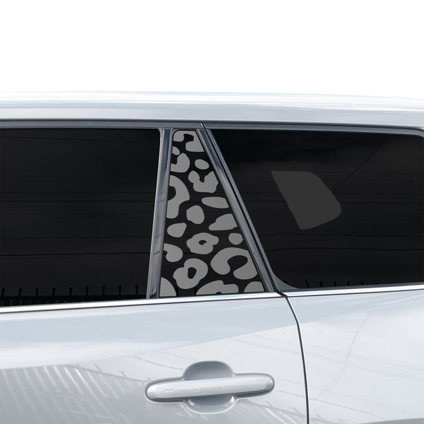 Animal Leopard Cheetah Cow Window Vinyl Decal Stickers Fits Toyota Grand Highlander 2024 2025 2026 2027