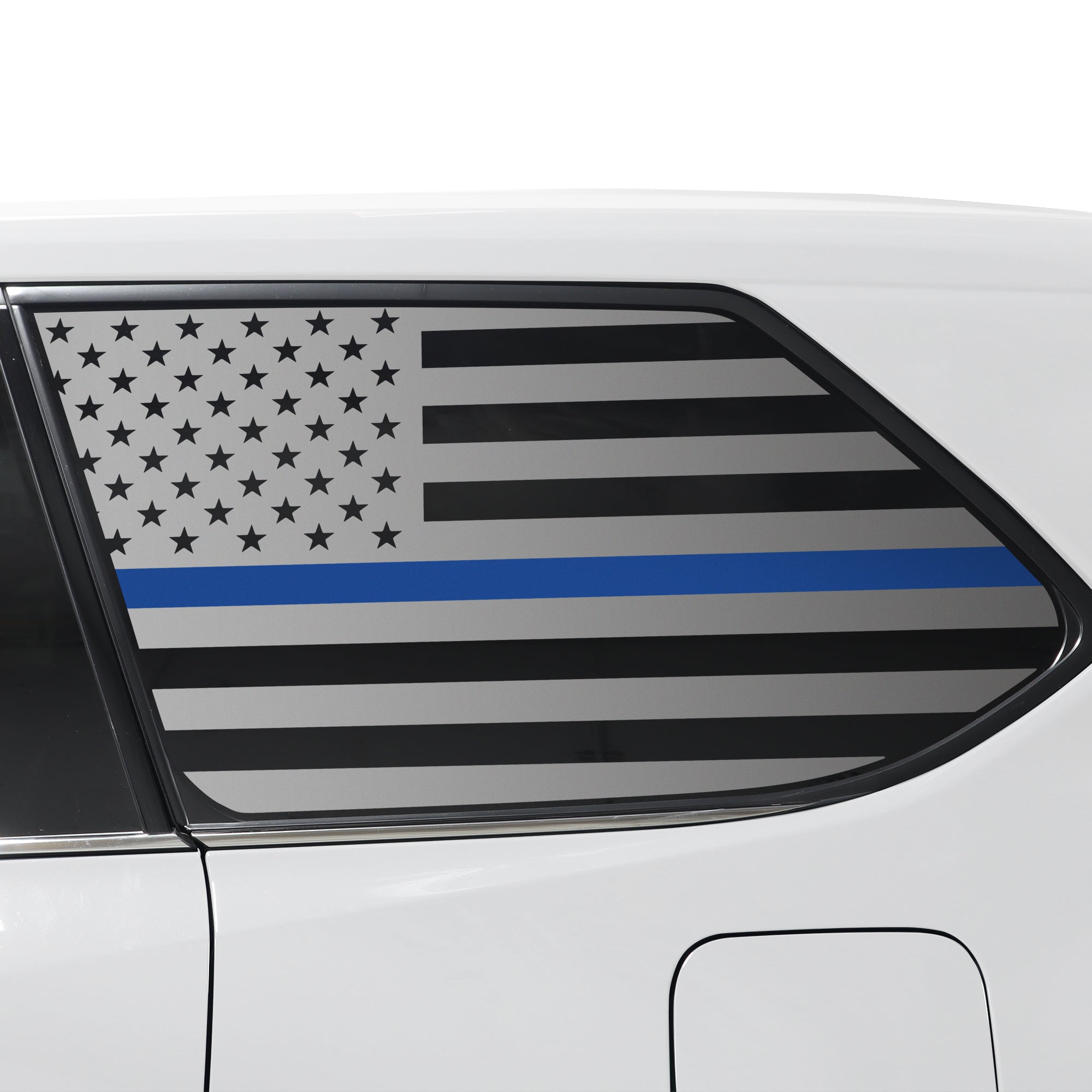 Quarter Window American Flag Vinyl Decal Stickers Fits Toyota Grand Highlander 2024 - 2025 - Bogar Tech Designs