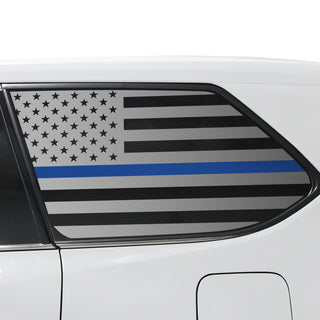 Buy thin-blue-line Quarter Window American Flag Vinyl Decal Stickers Fits Toyota Grand Highlander 2024 2025