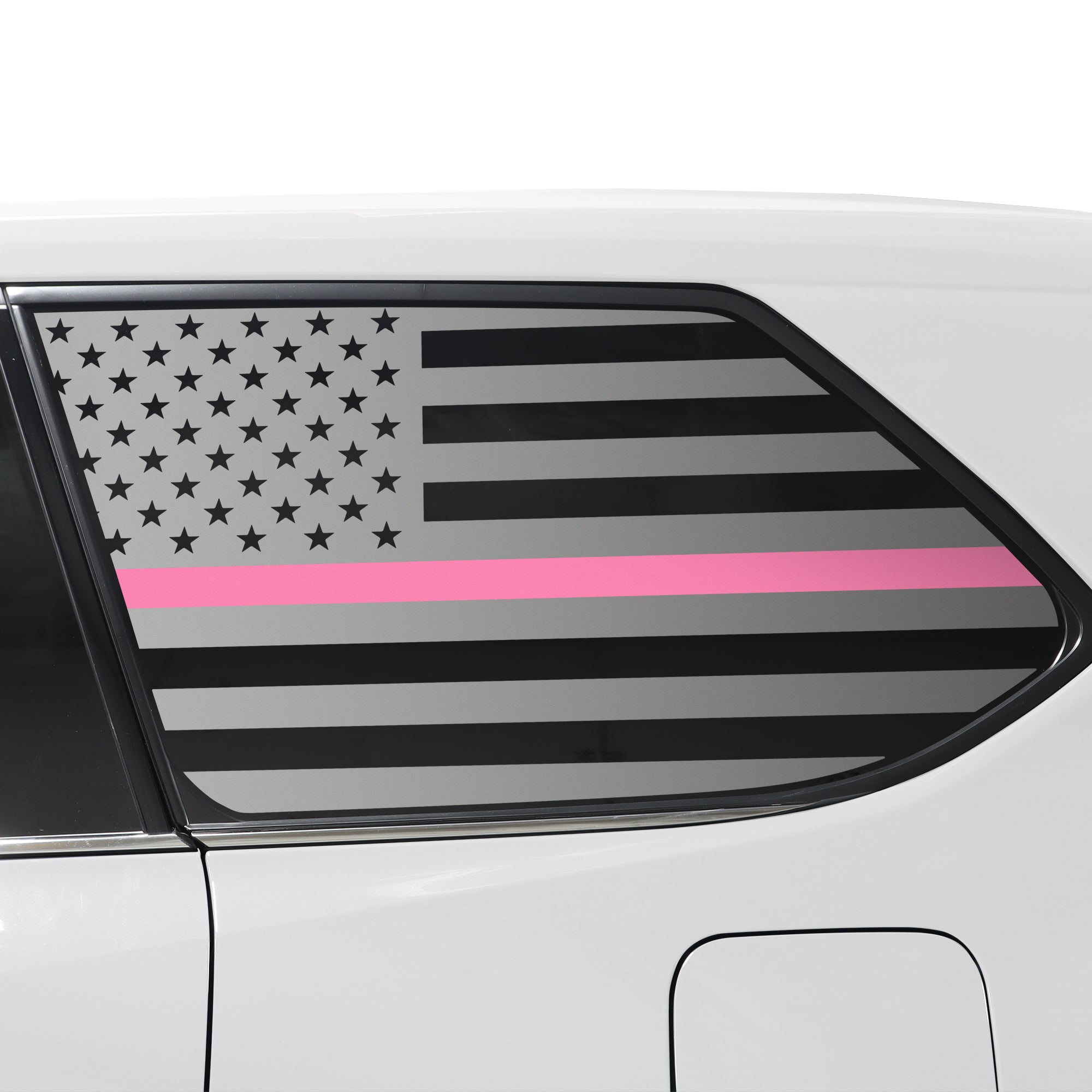 Quarter Window American Flag Vinyl Decal Stickers Fits Toyota Grand Highlander 2024 - 2025 - Bogar Tech Designs