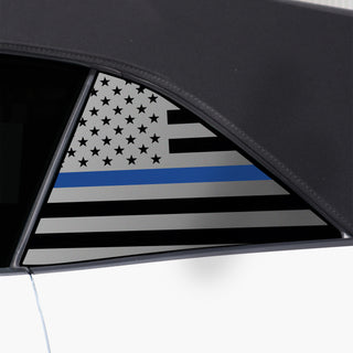 Buy thin-blue-line Quarter Window American Flag Vinyl Decal Stickers Fits Ford Mustang Convertible 2024