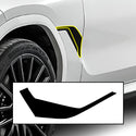 Side Vent Lower Vinyl Overlay Decal Stickers Fits BMW X6 2024