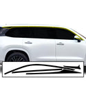 Vinyl Chrome Delete Blackout Decal Stickers Overlay Film Fits Lexus TX 2024-2025