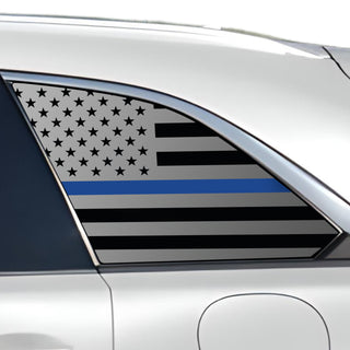 Buy thin-blue-line Quarter Window American Flag Vinyl Decal Stickers Fits Mazda CX-90 2024 2025