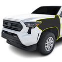 Fits Toyota Tacoma 2024+ Precut Premium Gloss Black Carbon Fiber Fender Paint Protection Film PPF Decal Film Kit Cover