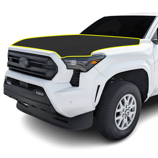 Fits Toyota Tacoma 2024+ Precut Premium Gloss Black Carbon Fiber Hood Paint Protection Film PPF Decal Film Kit