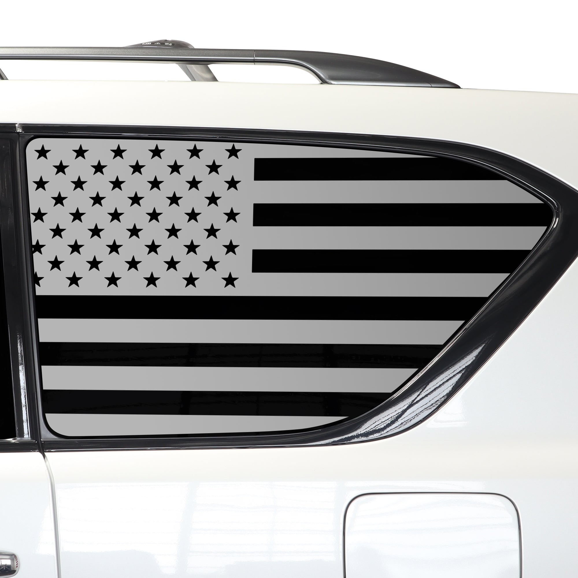 Quarter Window American Flag Vinyl Decal Stickers Fits Nissan Armada 2017 - 2024 - Bogar Tech Designs