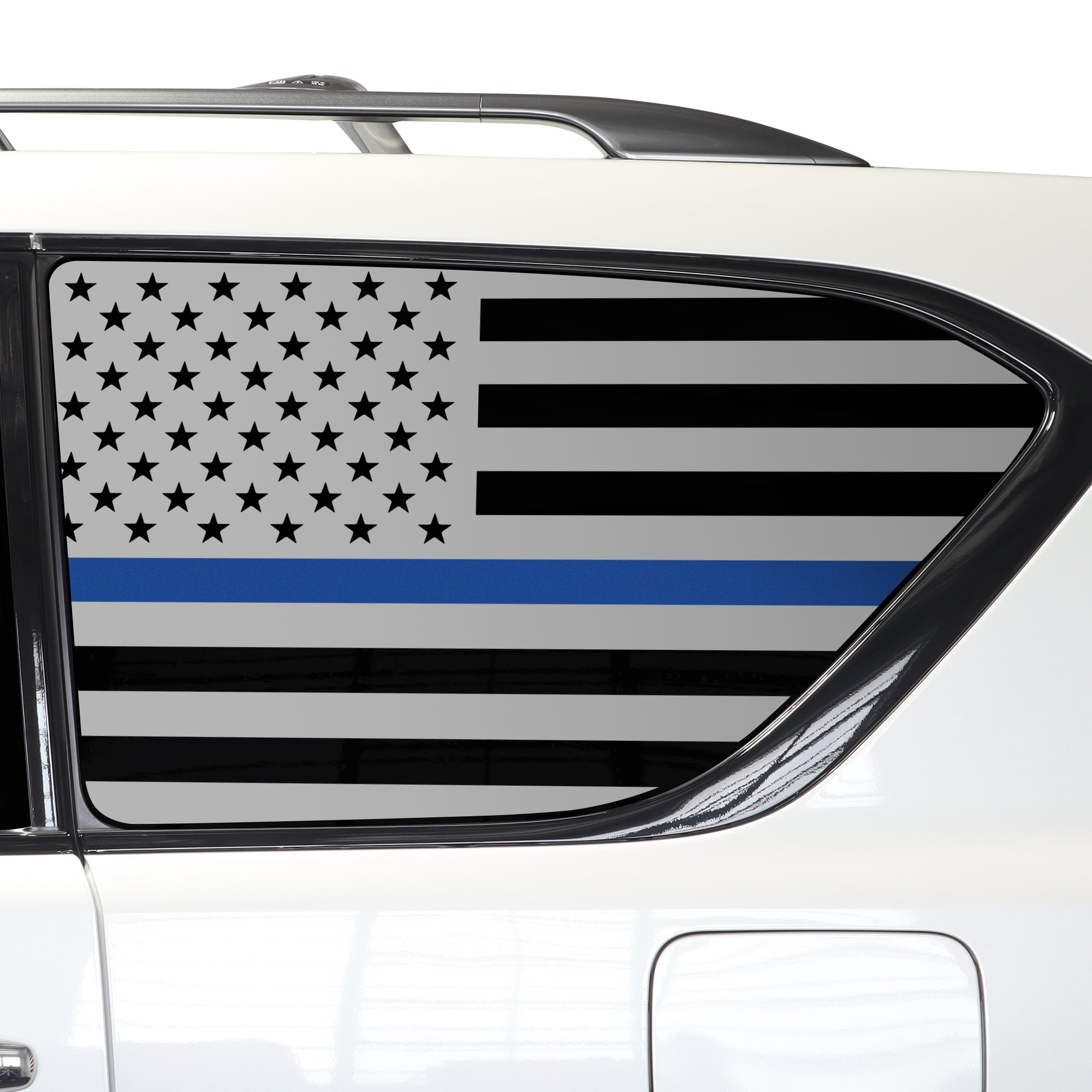 Quarter Window American Flag Vinyl Decal Stickers Fits Nissan Armada 2017 - 2024 - Bogar Tech Designs