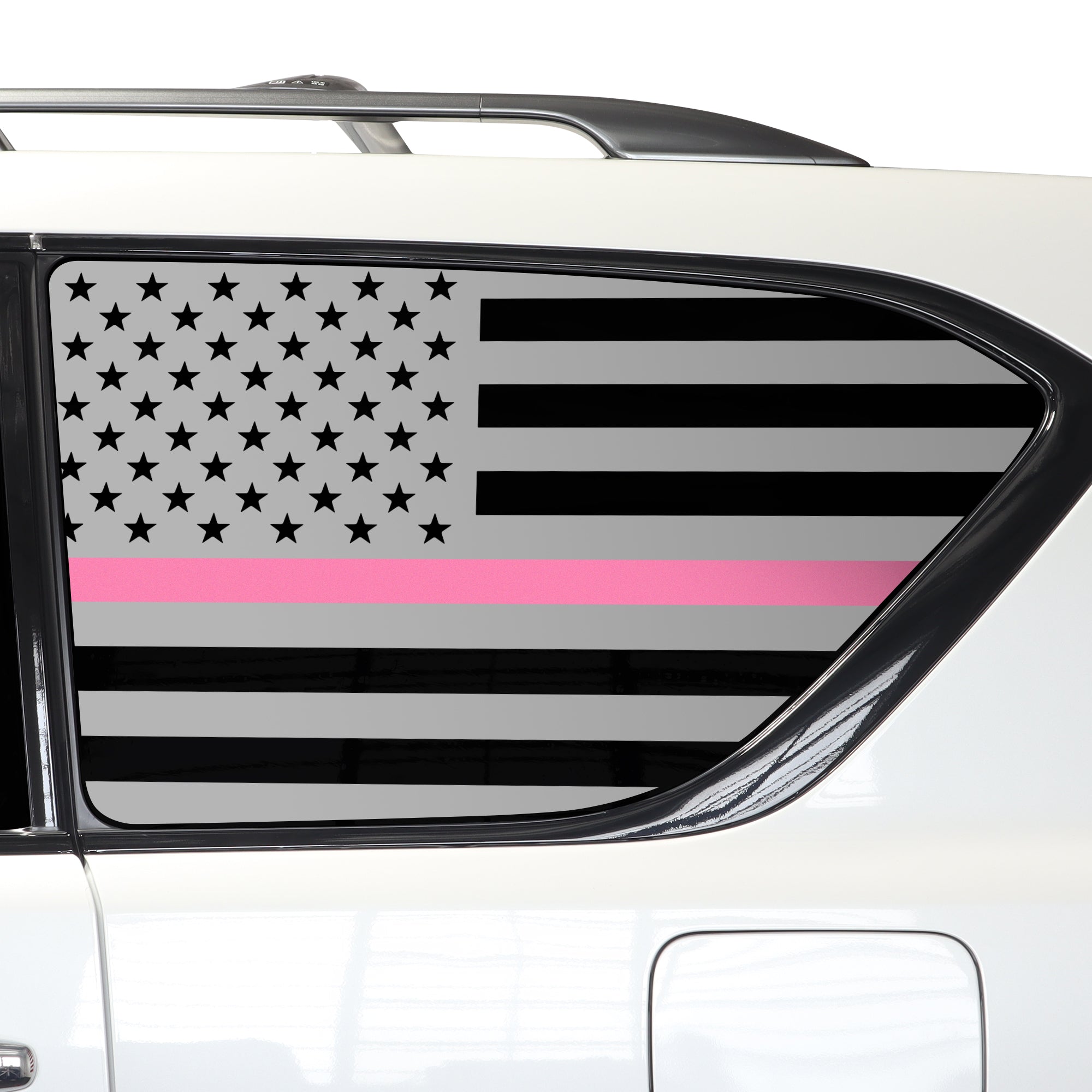 Quarter Window American Flag Vinyl Decal Stickers Fits Nissan Armada 2017 - 2024 - Bogar Tech Designs