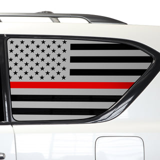 Buy thin-red-line Quarter Window American Flag Vinyl Decal Stickers Fits Nissan Armada 2017-2024