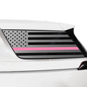 Quarter Window American Flag Vinyl Decal Stickers Fits Kia Carnival 2022-2025