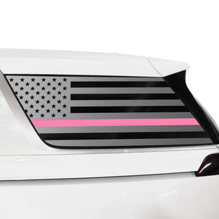 Buy thin-pink-line Quarter Window American Flag Vinyl Decal Stickers Fits Kia Carnival 2022-2025