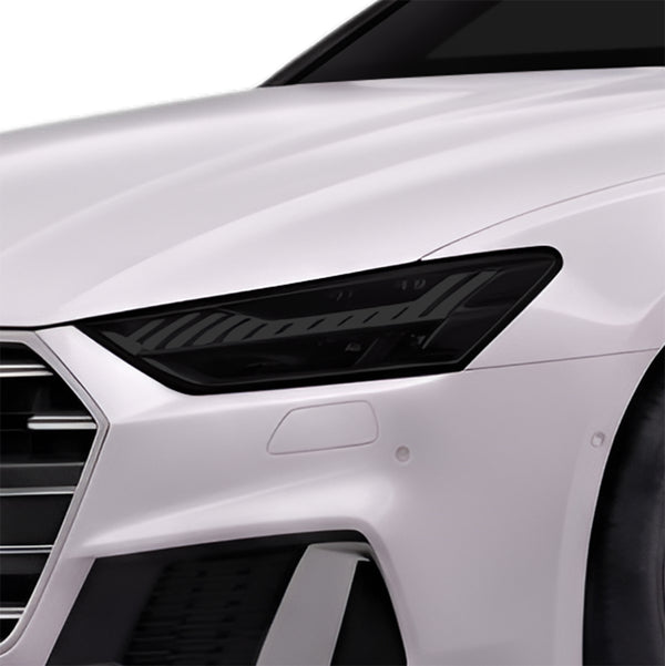 Audi S7 A7 Sportback 2019–2026 Dark Smoke Headlight & Taillight Tint Kit – Precut Vinyl Lens Overlays