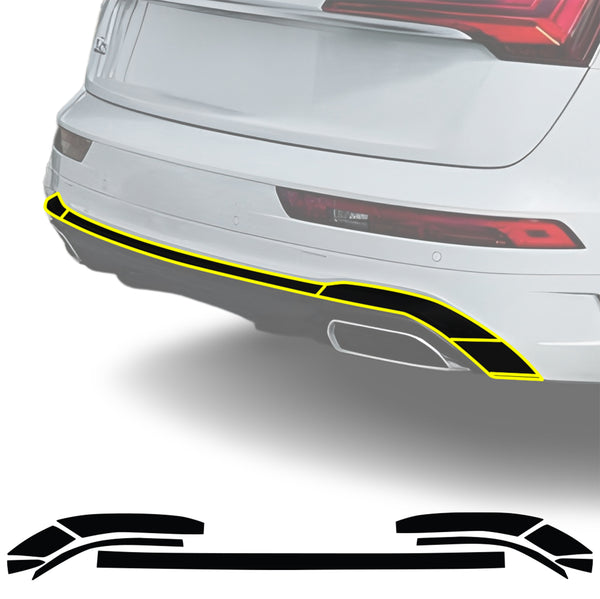 Audi Q5 2019-2025 Blackout Chrome Delete Kit - Precut Gloss Black Vinyl Overlays