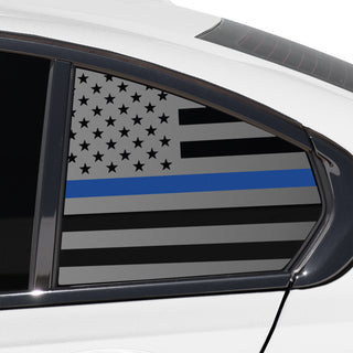 Buy thin-blue-line Quarter Window American Flag Vinyl Decal Stickers Fits BMW 3 Series 2019-2023