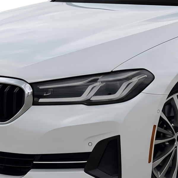 BMW 5 Series 2021–2023 Dark Smoke Headlight & Taillight Tint Kit – Precut Vinyl Lens Overlays