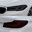 BMW 5 Series 2021–2023 Dark Smoke Headlight & Taillight Tint Kit – Precut Vinyl Lens Overlays