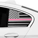 Fits BMW 5 Series 2021-2023 Quarter Window American Flag Vinyl Decal Stickers