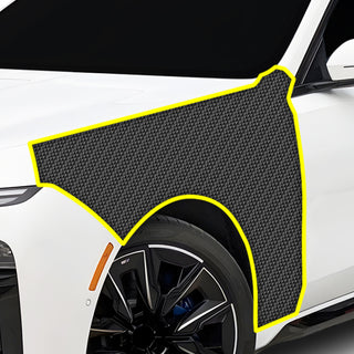 Fits BMW i7 7 Series 2023+ Precut Premium Gloss Black Carbon Fiber Fender Paint Protection Film PPF Decal Film Kit