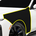 Fits BMW i7 7 Series 2023+ Precut Premium Gloss Black Carbon Fiber Fender Paint Protection Film PPF Decal Film Kit