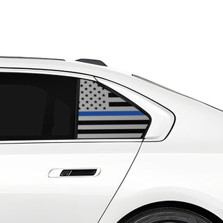 Buy thin-blue-line Fits BMW 7 Series 2023+ Quarter Window American Flag Vinyl Decal Stickers