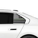 Fits BMW 7 Series 2023+ Quarter Window American Flag Vinyl Decal Stickers